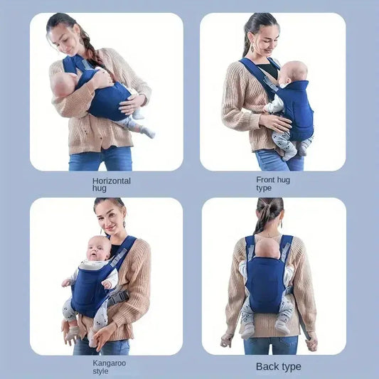 Ergonomic Baby Carrier 4-in-1 with Hip Seat Trikidsworld