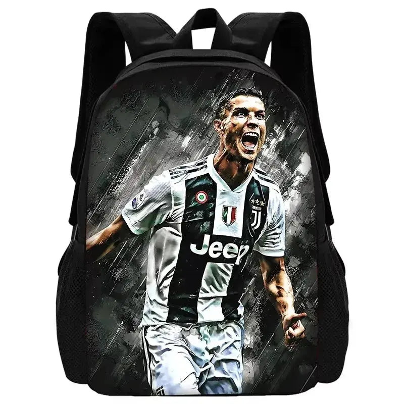 Football CR7 Child School Backpack With Shoulder Ronaldo Bags Trikidsworld