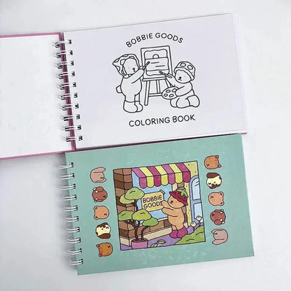 4/2/1Pcs Bobbie Good Coloring Book for Adults and Teens Educational Doodle Book Coloring Books Students Stationery Trikidsworld