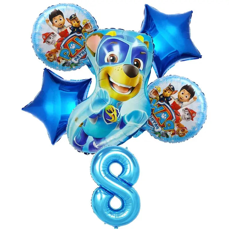 Paw Patrol Birthday Party Decoration Baby Shower Boys Girl Tableware Supplies Cup Tablecloth Numbers Balloon Cake Backdrop Gifts Trikidsworld
