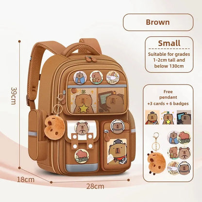 Capybara Children School Bags for Kids Backpack Orthopedic and Waterproof Trikidsworld