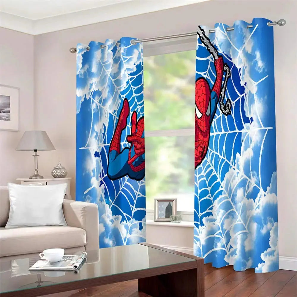 Spider-Man Kids Blackout Curtain for Room Decor Trikidsworld