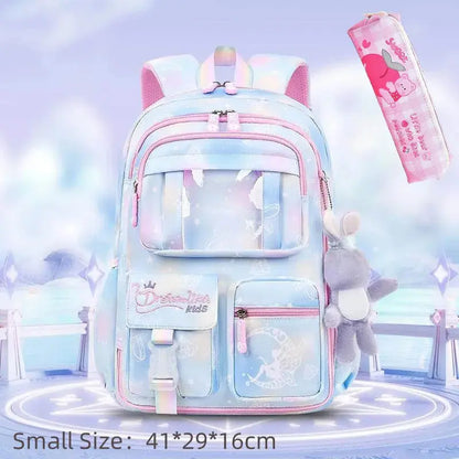 Princess Rainbow Backpack – Cute & Protective Schoolbag for Girls Trikidsworld