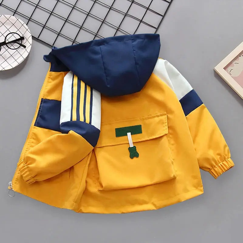 Spring Autumn Baby Boys Coat Fashion Kids Baseball Uniform Birthday Present Sports Jacket 2-7 Years Children Outerwear Clothing Trikidsworld