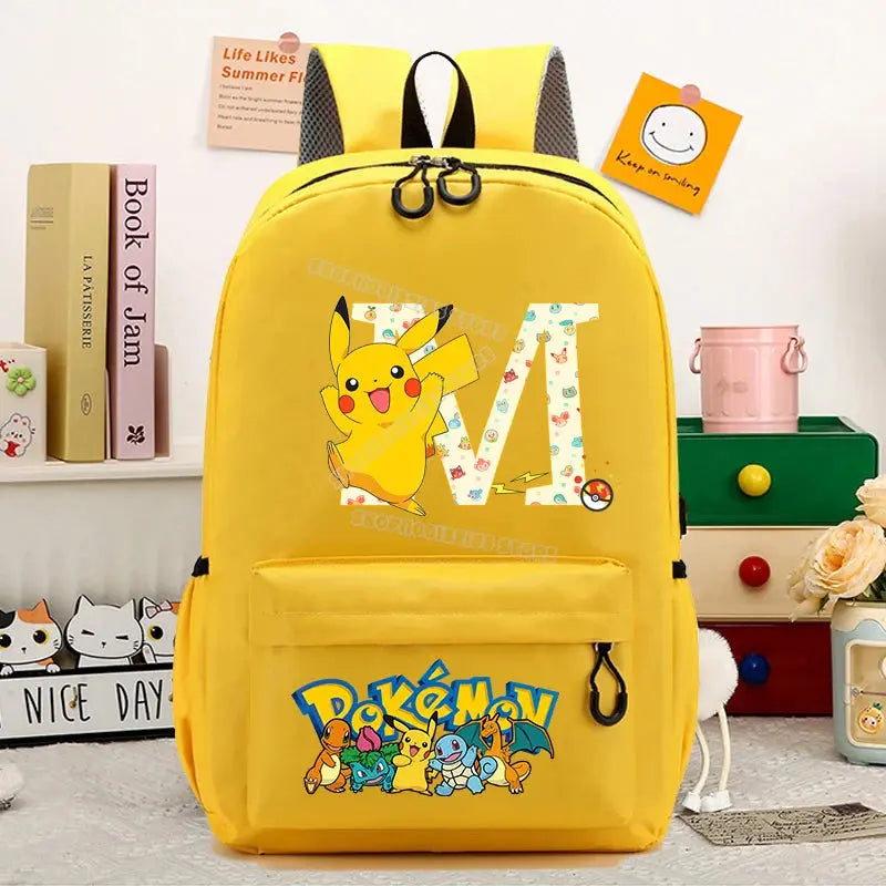 Pokemons School Bag Cartoon Backpack Trikidsworld