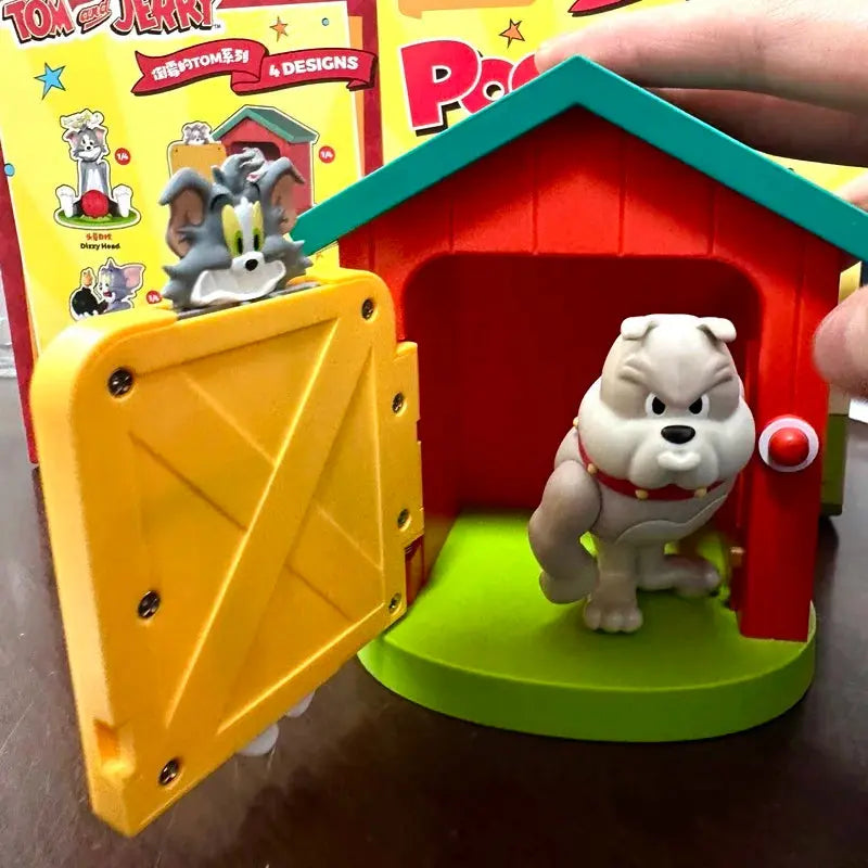100%Genuine 52toys Tom And Jerry The Unlucky Tom Cat And Mouse Blind Box Desktop Ornament Collection Cute Animal Models Gifts Trikidsworld