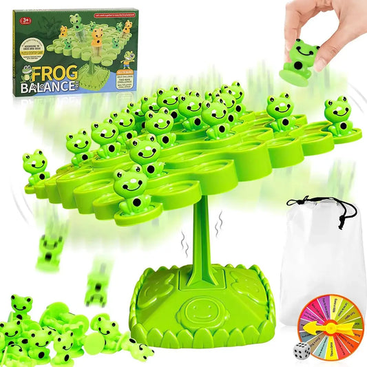 Fun Frog Balance Tree Children Montessori Math Toys Balancing Board Game Parent-child Interaction Tabletop Balance Game Toy Gift Trikidsworld