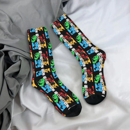 Rumi K pop Demon Hunters  Socks Huntrix Non Slip Stockings Men Quality Outdoor Sports Socks Autumn Harajuku Design Socks Trikidsworld
