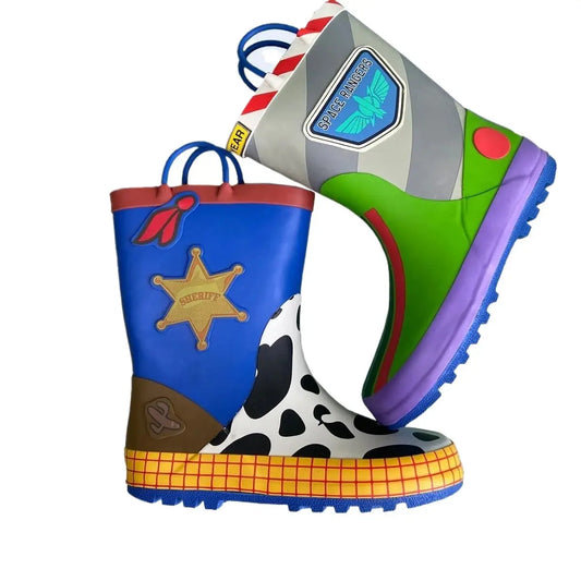 New  cartoon kids toy Story Rain Boots Student Rain Boots Children's  Fashion Non-Slip shoes Trikidsworld