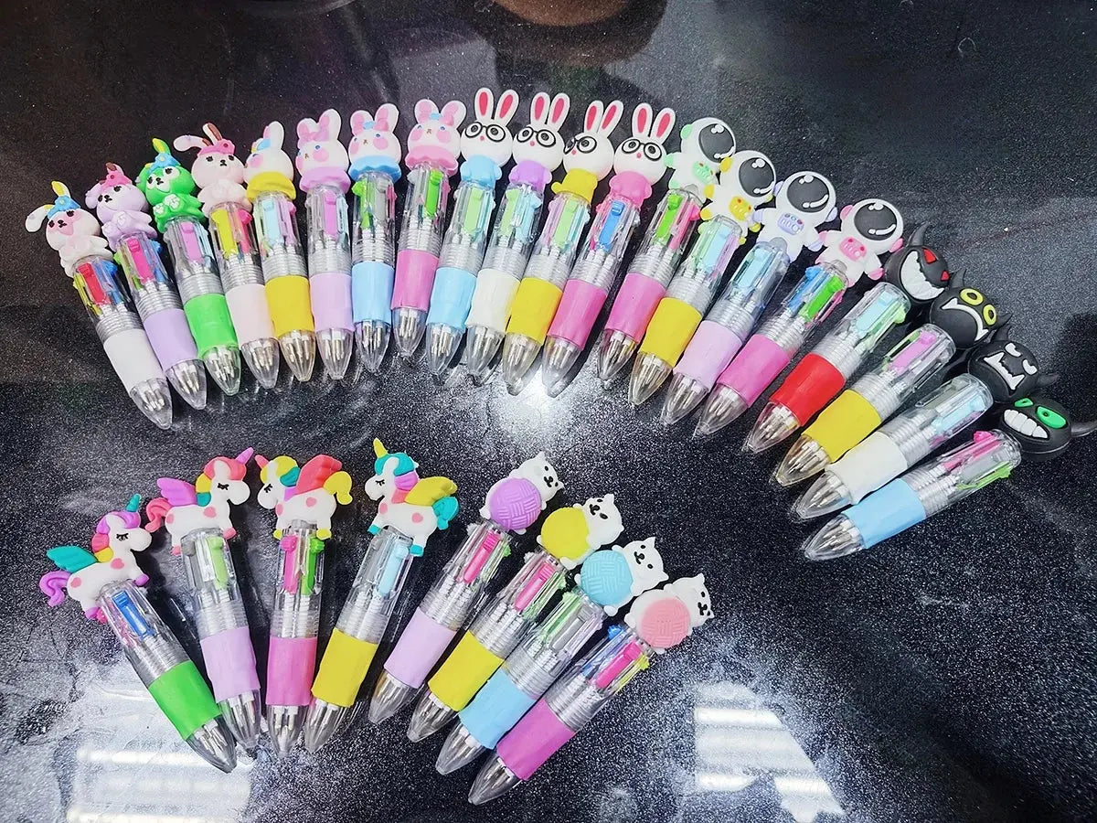 Mini 4-Color Multicolor Pens Trikidsworld