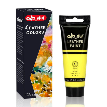 Acrylic Leather PigmentPaint set 12 Colors Leather For Bags,Shoe,Crafts DIY Waterproof Never Fading Leather Repair paint pigment Trikidsworld