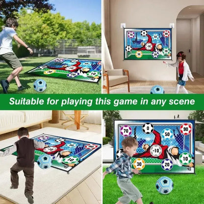 Soccer Game Mat Set Outdoor Indoor Soccer Toys Multiplayer Competitive Soccer Games Children Football Training Boy Gifts Trikidsworld