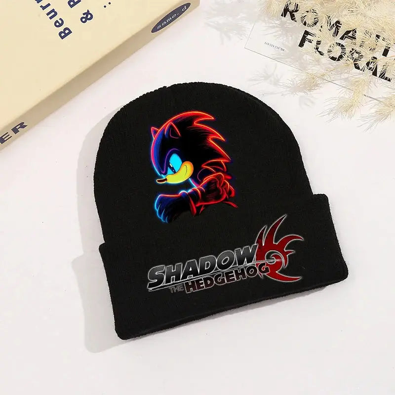Sonics Knitted Hats Children Headgear Winter Boy Girl Cotton Warm Woolen Cap Cartoon Anime Beanie Bonnet Kids Christmas Gifts Trikidsworld