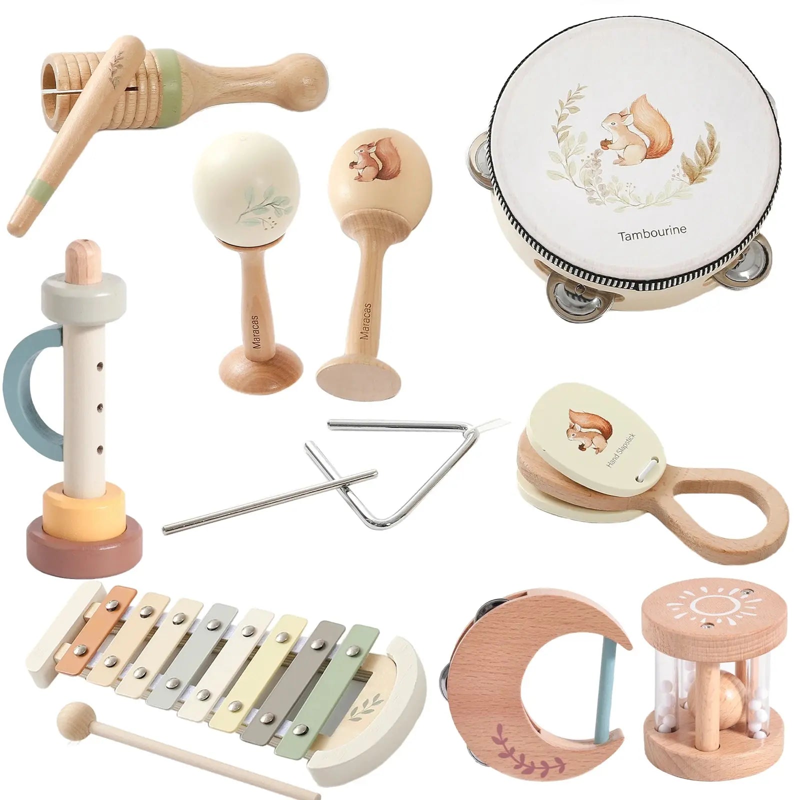 Montessori Wooden Musical Instruments Trikidsworld