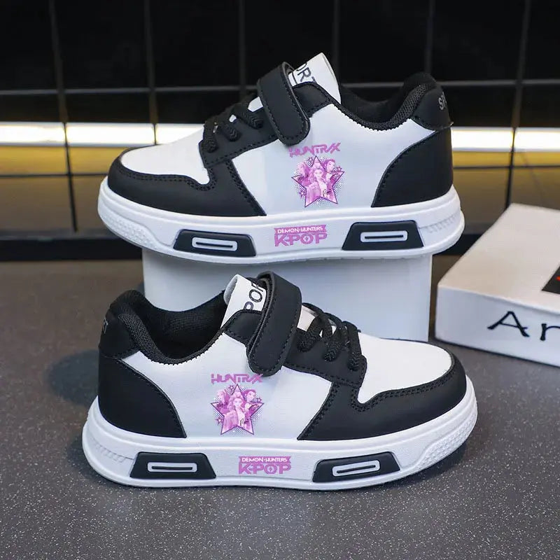 KPop Demon Hunters Children's Casual Sneaker Girls Sports Shoes Cartoon Students Basketbal Running Shoes Kids Tennis Shoes Gifts Trikidsworld