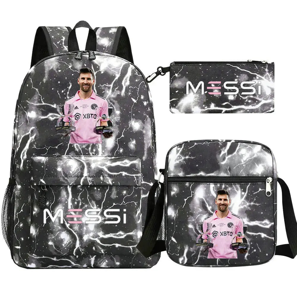 Messi Schoolbag High Capacity Casual Backpacks Trikidsworld