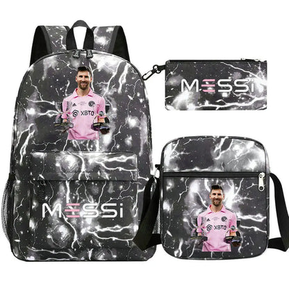 Messi Schoolbag High Capacity Casual Backpacks Trikidsworld