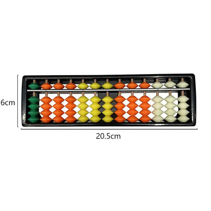 Children's Plastic Abacus Soroban Calculator Counting Tool 13 Digit Rods Standard Abacus Mathematics Beginners Caculating Toy Trikidsworld