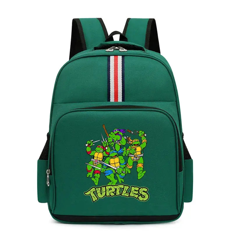Teenage Ninja Turtle Backpack Anime Cartoon Print Kids Trikidsworld