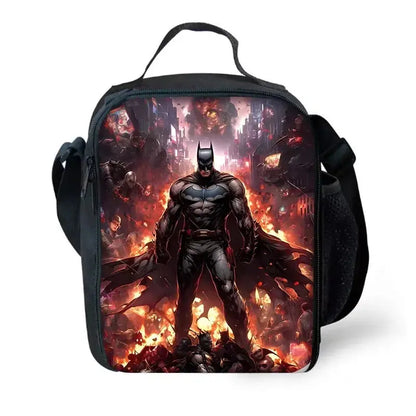 Batman Kids Backpack Set 3pcs – School, Lunch & Pencil Bags Trikidsworld