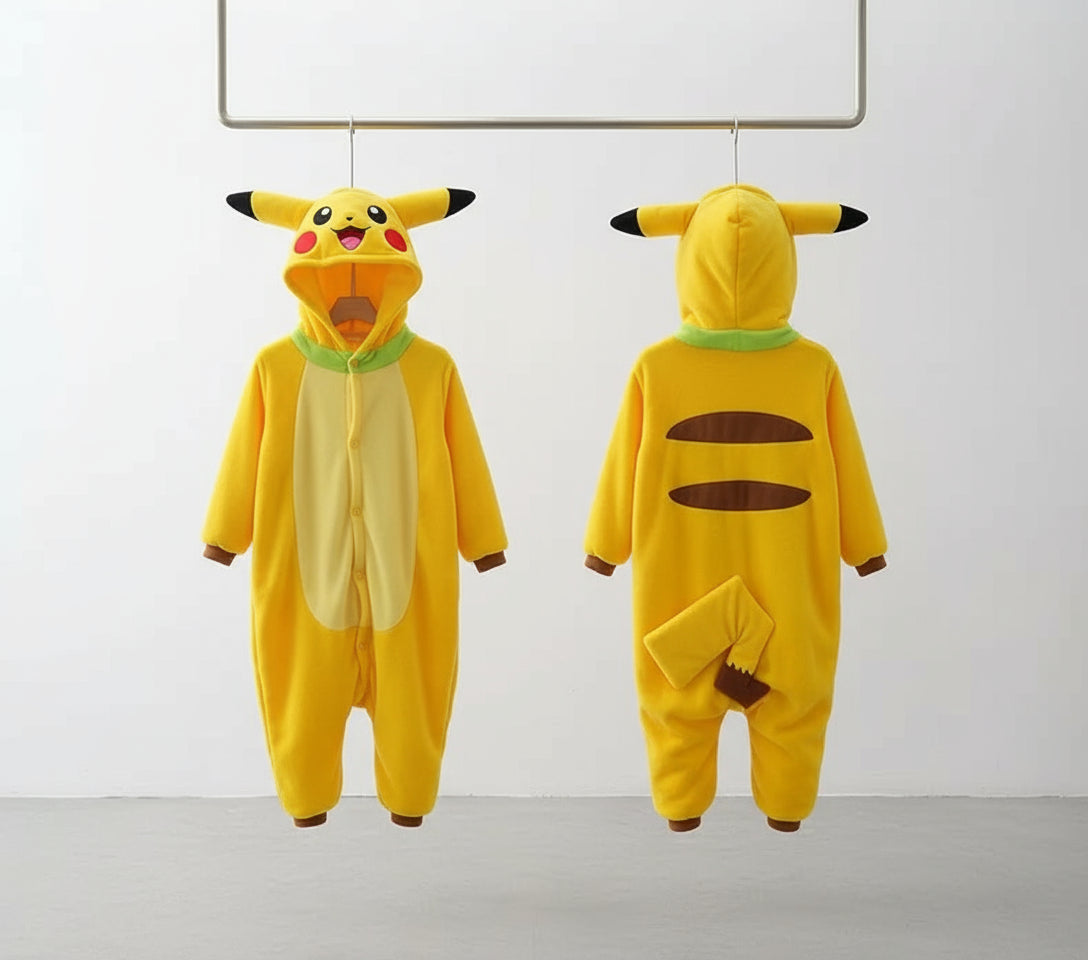 TAKARA TOMY Pokemon Jigglypuff Pikachu Gengar Snorlax Onesie Kigurumi Kids Cosplay Bulbasaur Halloween Pijama Anime Pajamas Trikidsworld
