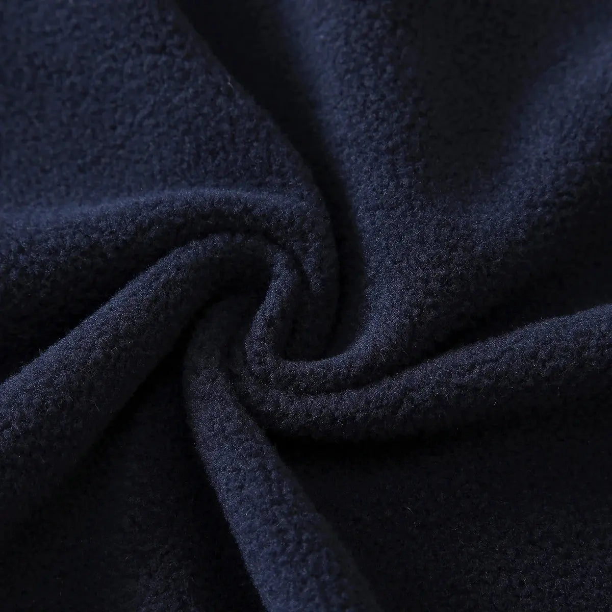 Navy fleece lining inside HONEYKING kids rain jacket